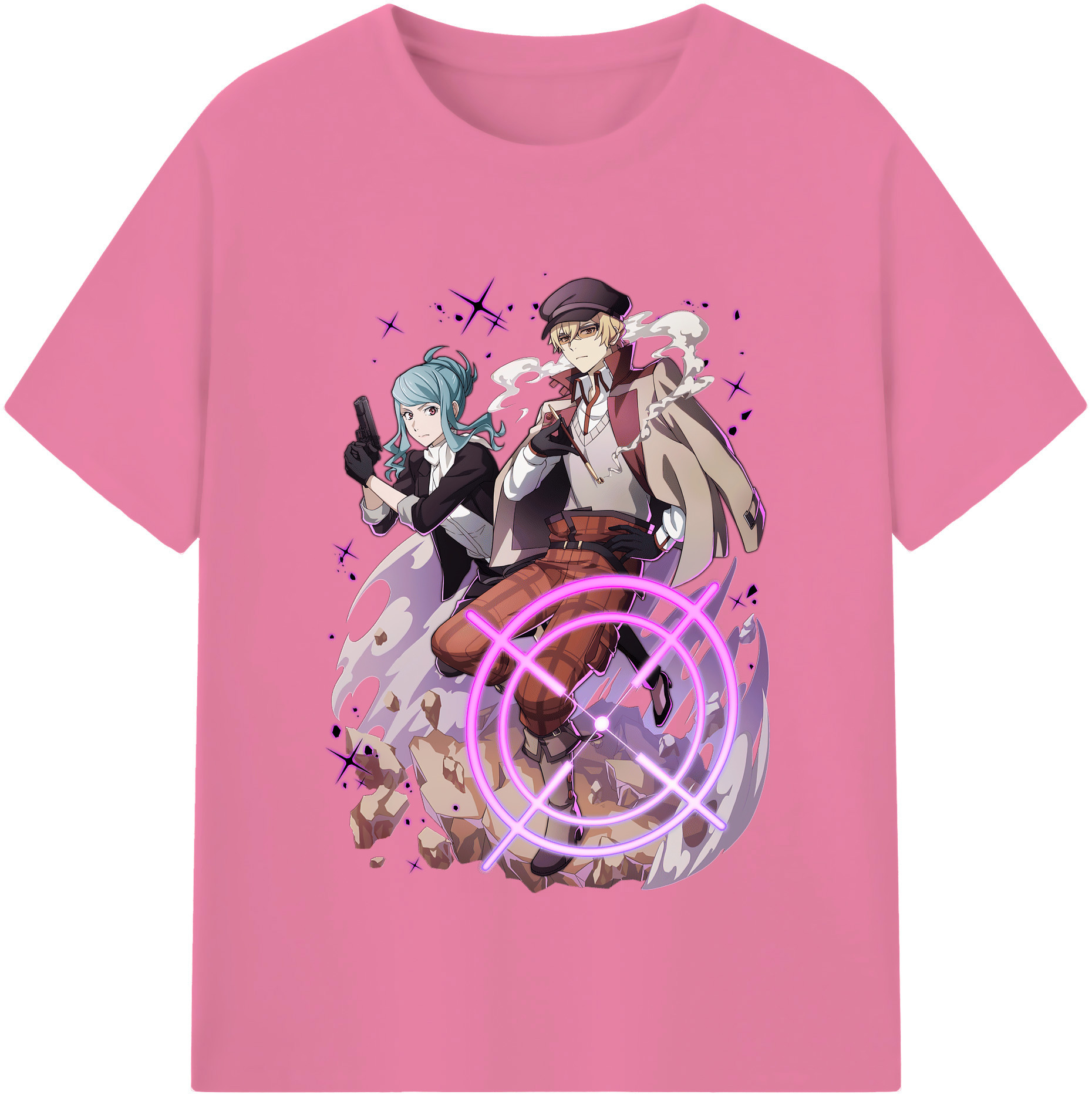 （画像用） 文豪ストレイドッグス Bungo Stray Dogs 綿100％半袖Tシャツ（フロントプリント）